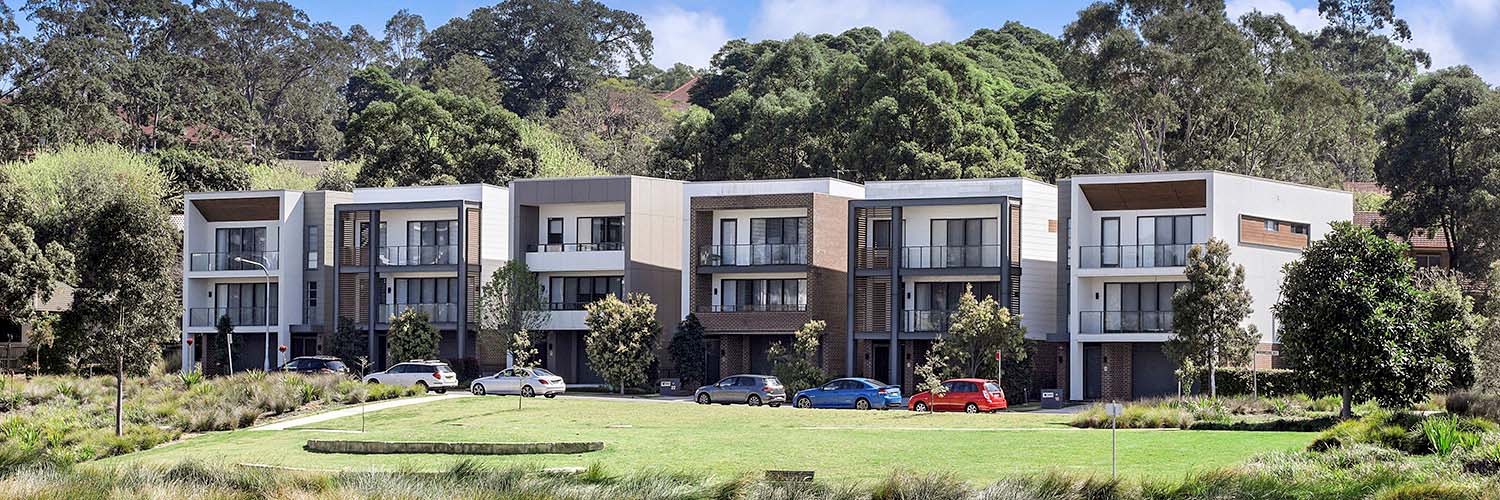 Lardelli Drive, Ryde, Sydney NSW - Example of Medium Density Housing. Credit: NSW Department of Planning and Environment / Christopher Walters