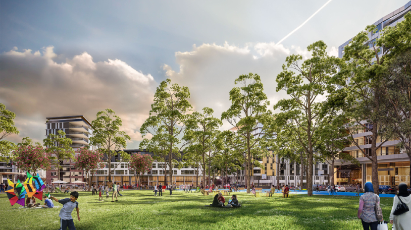 The proposal will feature new open space, including two larger parks and three pocket parks.
