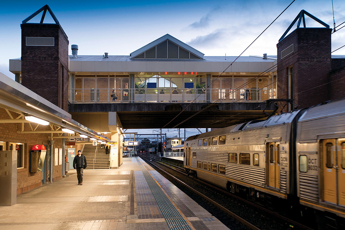 Gosford train station. Gosford, NSW. Credit: NSW Department of Planning and Environment / Don Fuchs