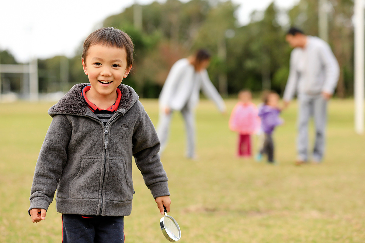 Family time at Cabramatta Sportsground, Sydney. Credit: NSW Department of Planning and Environment / Salty Dingo