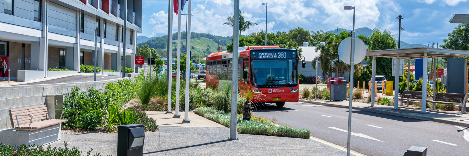 Bus service on the NSW North Coast.