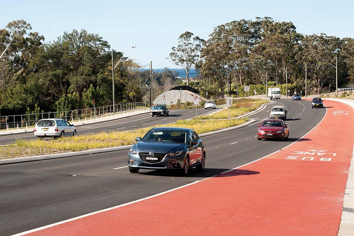 Central Coast Highway near Erina, NSW. Credit: NSW Department of Planning and Environment / Don Fuchs