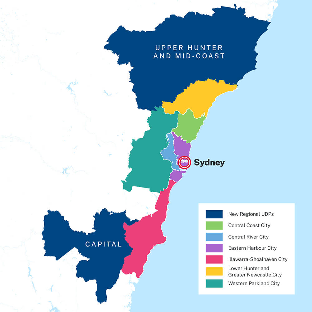Greater Sydney and New Regional UDP