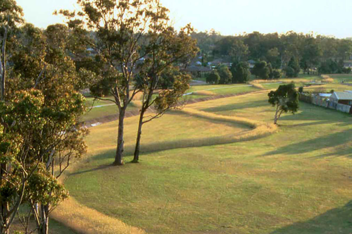 Restoring the Waters Creek Restoration project demonstrates how we can extensively improve the way we manage stormwater and flood protection in our urban areas and suburbs. Credit: Ian Hobbs