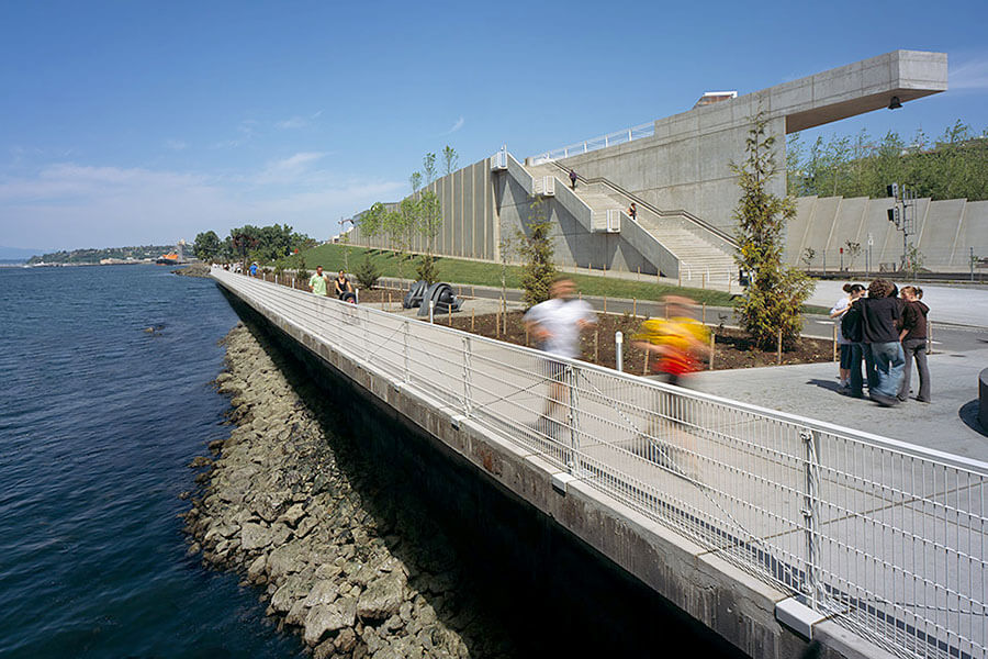 Connectivity: Waterfront pathways connect Seattle’s residents with their harbour. Credit: Paul Worchol