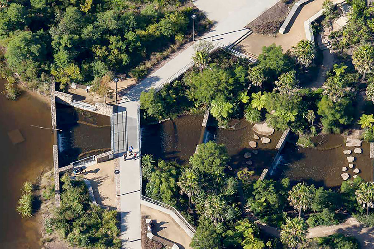 Sydney Park now captures and cleans 850 million litres of stormwater a year, making this water available for re-use. Credit: Ethan Rohloff