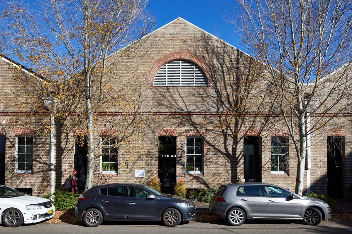 The Gantry, Camperdown – The Gantry is enriched by retaining the heritage structures along the main street frontage of the project. Credit: Martin Mischkulnig