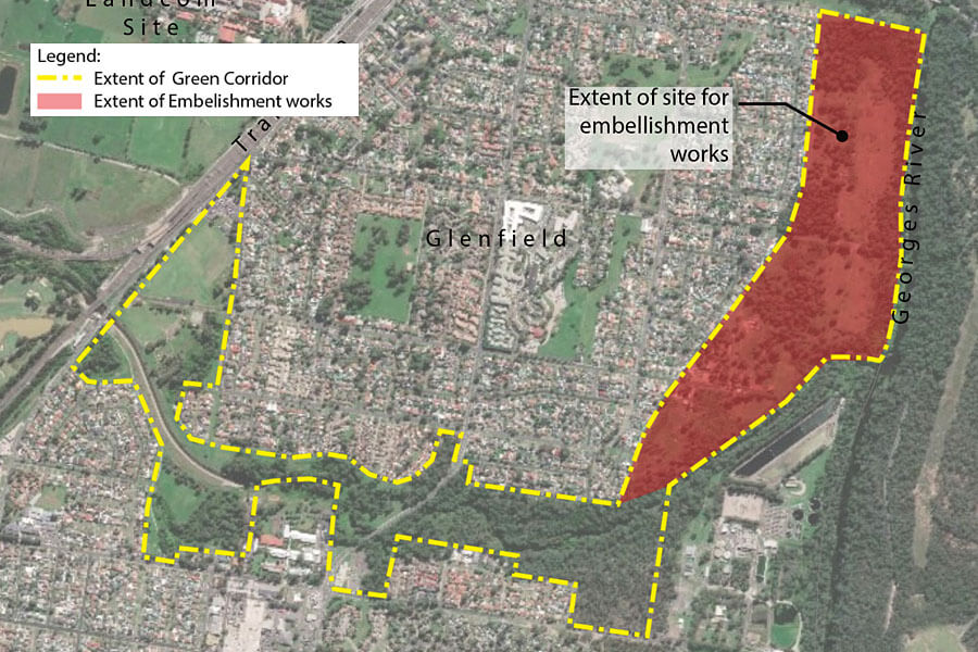 Glenfield map