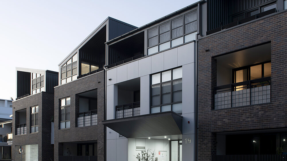 The Edge, Throsby, features apartments and flexible spaces that project a strong civic presence. Credit: Murray McKean. Source: CKDS Architecture