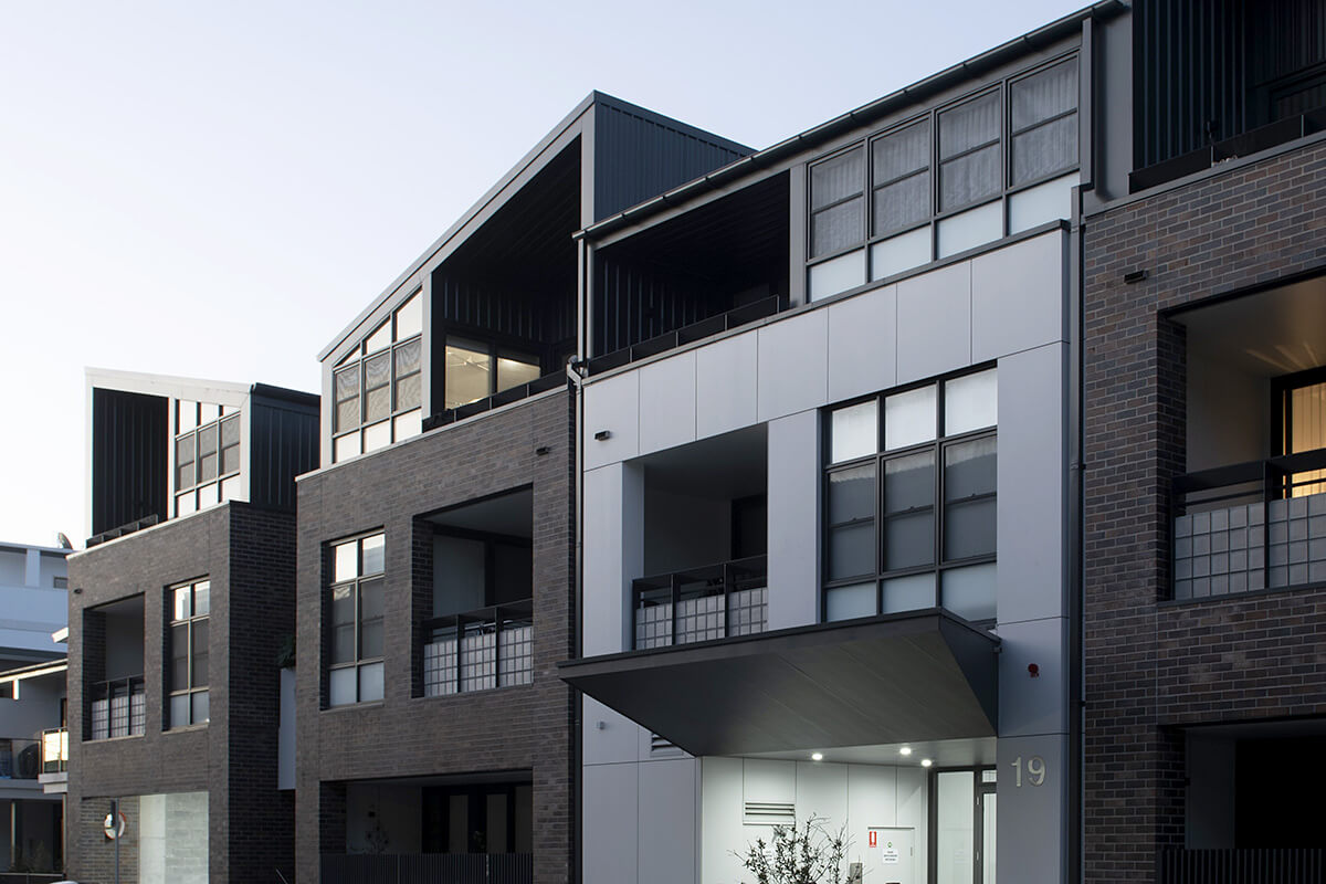 The Edge, Throsby, features apartments and flexible spaces that project a strong civic presence. Credit: Murray McKean. Source: CKDS Architecture