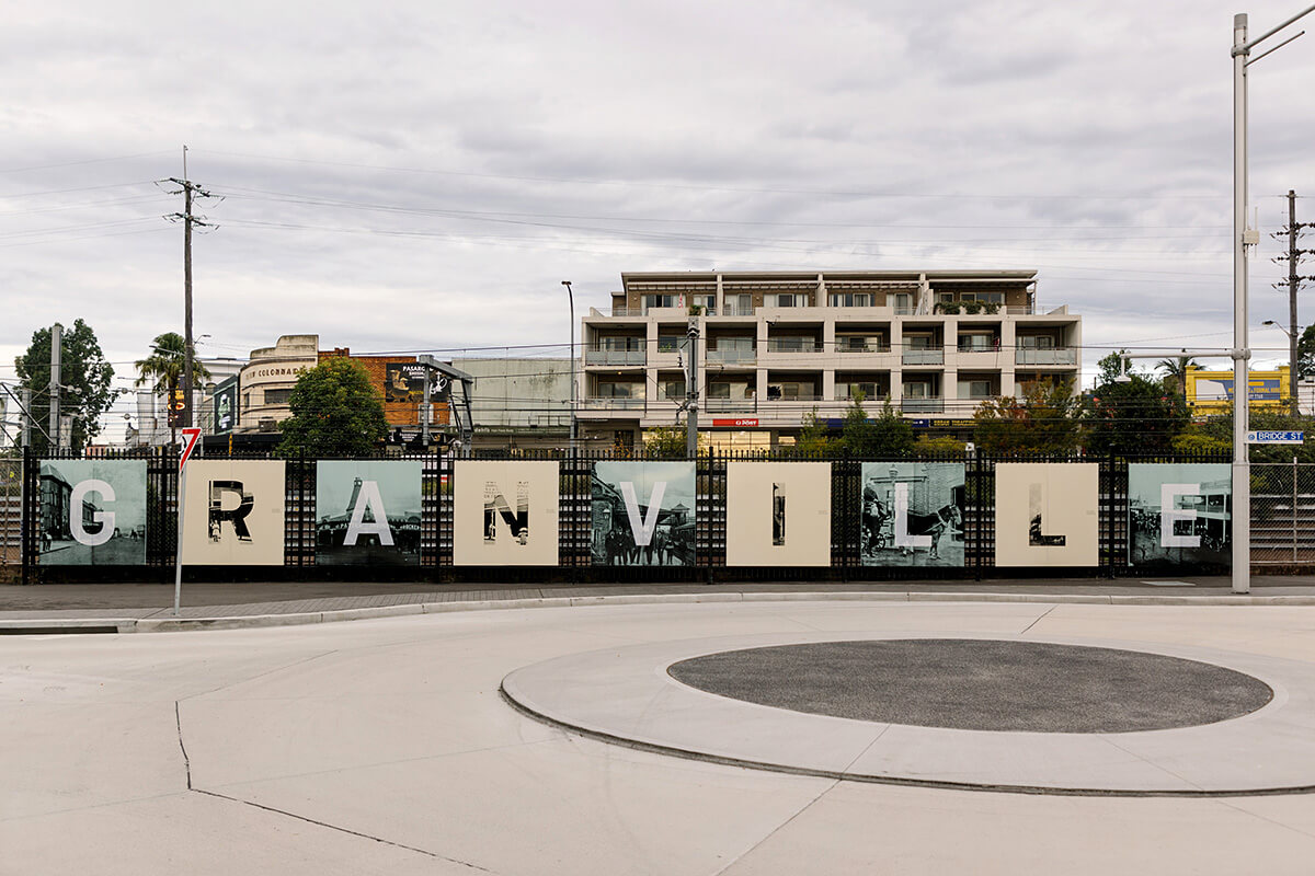 Housing development near Granville train station. Credit: Mikey Matthews/DPE