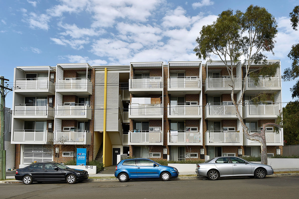 Apartment blocks in Strathfield's residential area, NSW. Credit: NSW Department of Planning and Environment / Adam Hollingworth