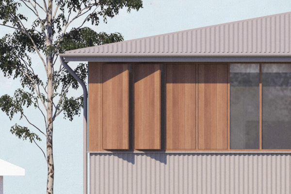 Example render of the fixed screen detail on the first floor. Credit: Anthony Gill
