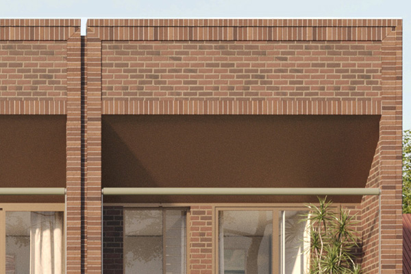 Example render of painted design details complementing the brickwork. Credit: Carter Williamson