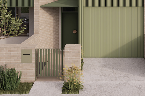 Example render of design features contributing to a cohesive colour palette. Credit: Sam Crawford
