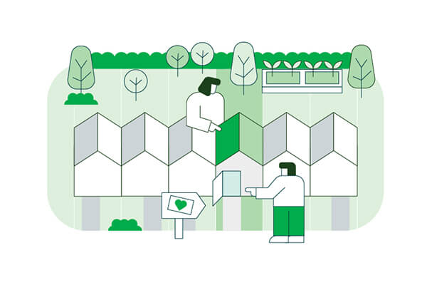 Illustration of how landscape design can be enjoyed by everyone. Credit: Felix Saw