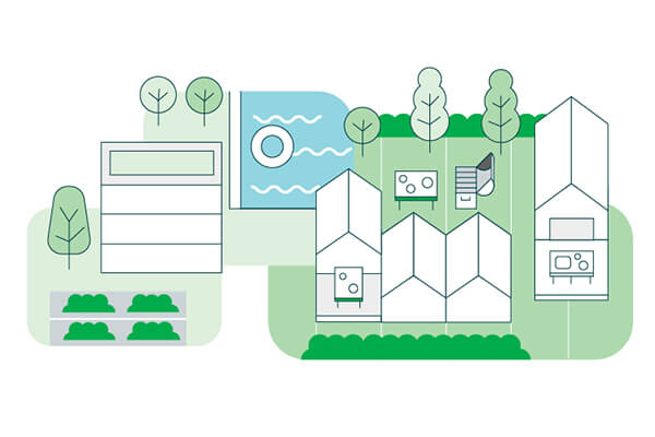 Illustration of flexible and adaptable landscape design. Credit: Felix Saw