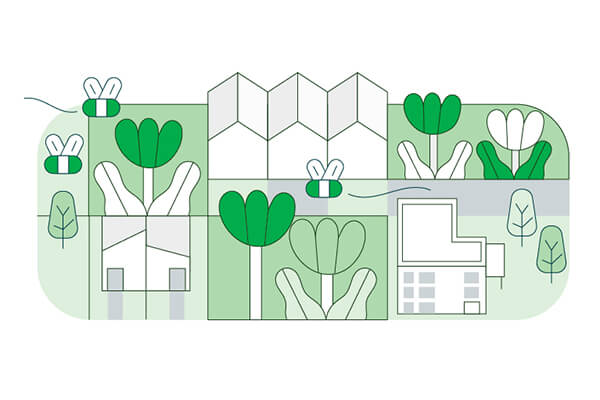 Illustration of local and lively gardens in landscape design. Credit: Felix Saw