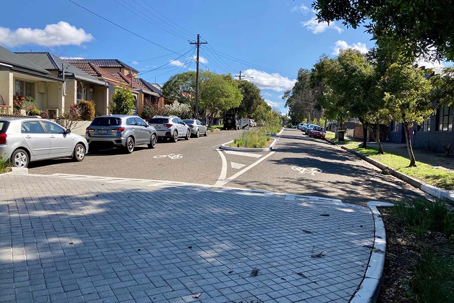 The Cooks to Cove GreenWay project enhances Sydney’s Inner West linking the Cooks River with Iron Cove. Credit: Inner West Council