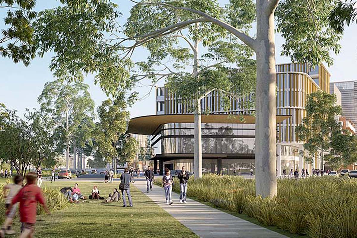 Artist's impression of Western Sydney Aerotropolis.