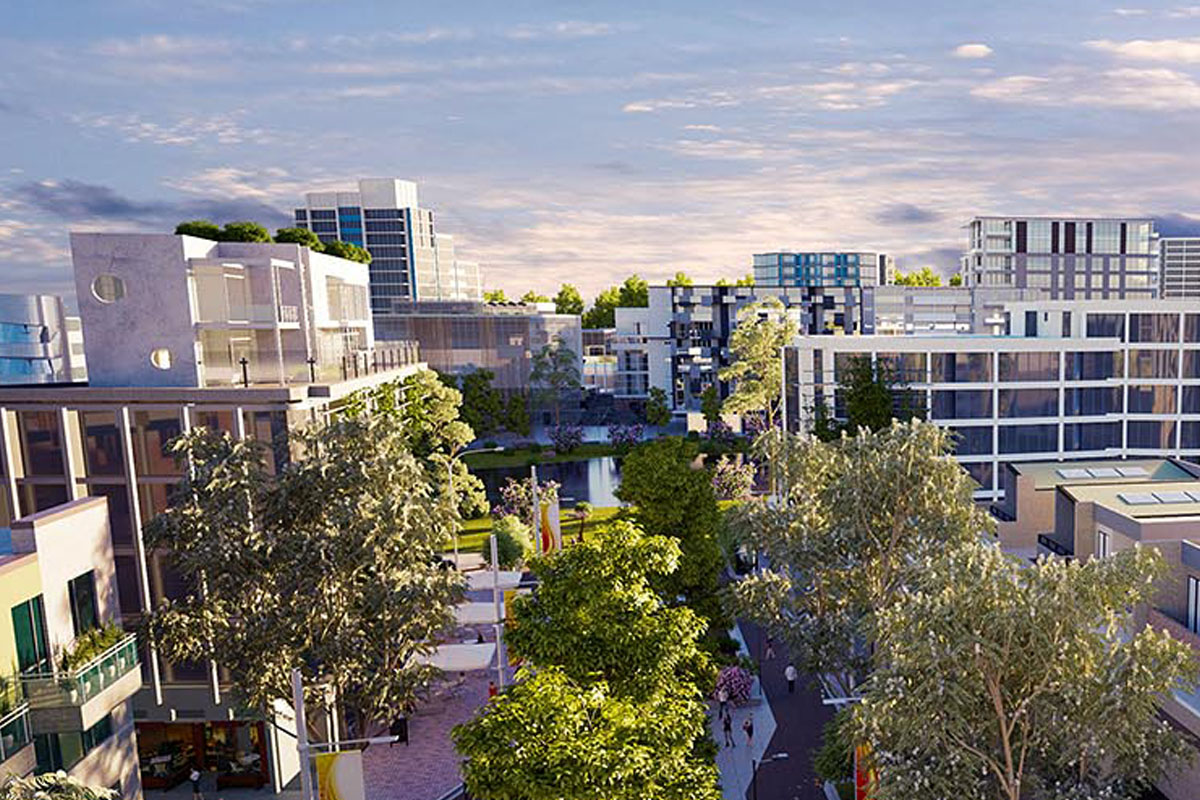Artist's impression of Western Sydney Aerotropolis.