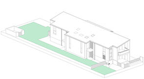 Feature of the Manor homes 01 design by Studio Johnston. Credit: Studio Johnston