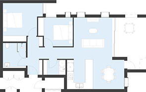 Feature of the Manor homes 01 design by Studio Johnston. Credit: Studio Johnston
