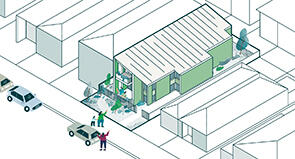 Illustration of Manor homes 01 design by Studio Johnston. Credit: Felix Saw