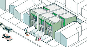 Illustration of Terraces 01 design by Carter Williamson. Credit: Felix Saw