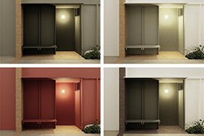 Feature of the Row homes 01 design by SAHA. Credit: SAHA