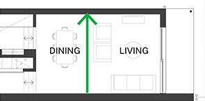 Feature of the Semis 01 design by Anthony Gill Architects. Credit: Anthony Gill