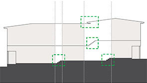 Feature of the Semis 01 design by Anthony Gill Architects. Credit: Anthony Gill