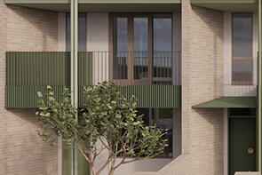 Feature of the Terraces 02 design by Sam Crawford Architects. Credit: Sam Crawford