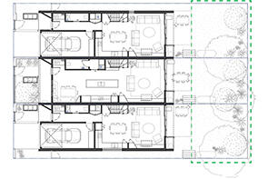 Feature of the Terraces 02 design by Sam Crawford Architects. Credit: Sam Crawford