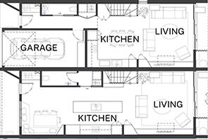 Feature of the Terraces 02 design by Sam Crawford Architects. Credit: Sam Crawford
