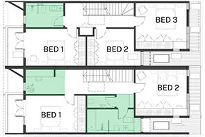 Feature of the Terraces 02 design by Sam Crawford Architects. Credit: Sam Crawford