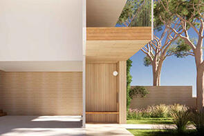 Feature of the Terraces 03 design by Officer Woods Architects. Credit: Officer Woods Architects