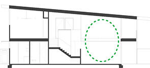 Feature of the Terraces 03 design by Officer Woods Architects. Credit: Officer Woods Architects