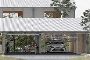 Feature of the Terraces 04 design by Other Architects x NMBW. Credit: Other Architects x NMBW
