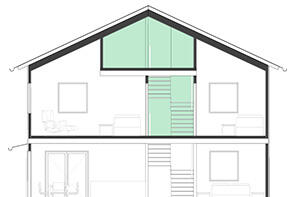 Feature of the Terraces 04 design by Other Architects x NMBW. Credit: Other Architects x NMBW