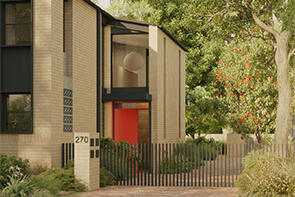 Feature of the Manor homes 01 design by Studio Johnston. Credit: Studio Johnston
