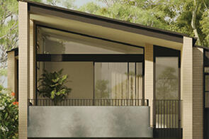 Feature of the Manor homes 01 design by Studio Johnston. Credit: Studio Johnston