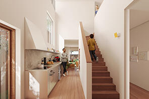 Feature of the Semis 01 design by Anthony Gill Architects. Credit: Anthony Gill