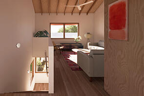 Feature of the Terraces 04 design by Other Architects x NMBW. Credit: Other Architects x NMBW